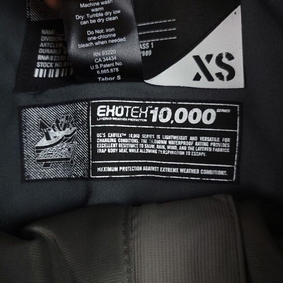 DC EkoTek 10000 Waterproof Wind Resistant Tabor Flared Snow Pants Taupe Gorpcore - Picture 12 of 15